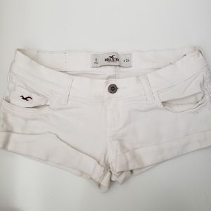 Hollister shorts white